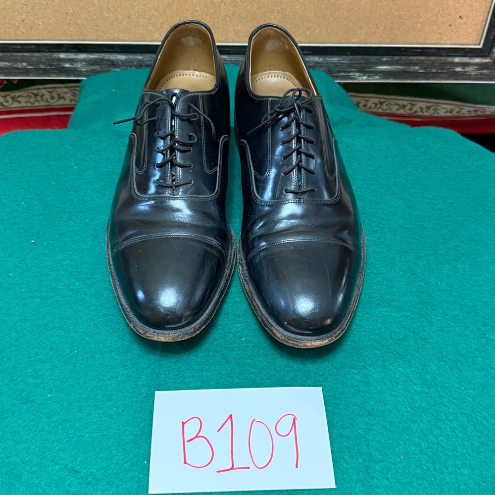 Johnston & Murphy Black Leather Men's Dress Shoes